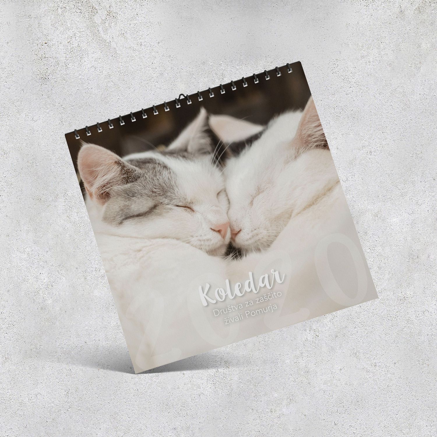 Calendar design for animal association