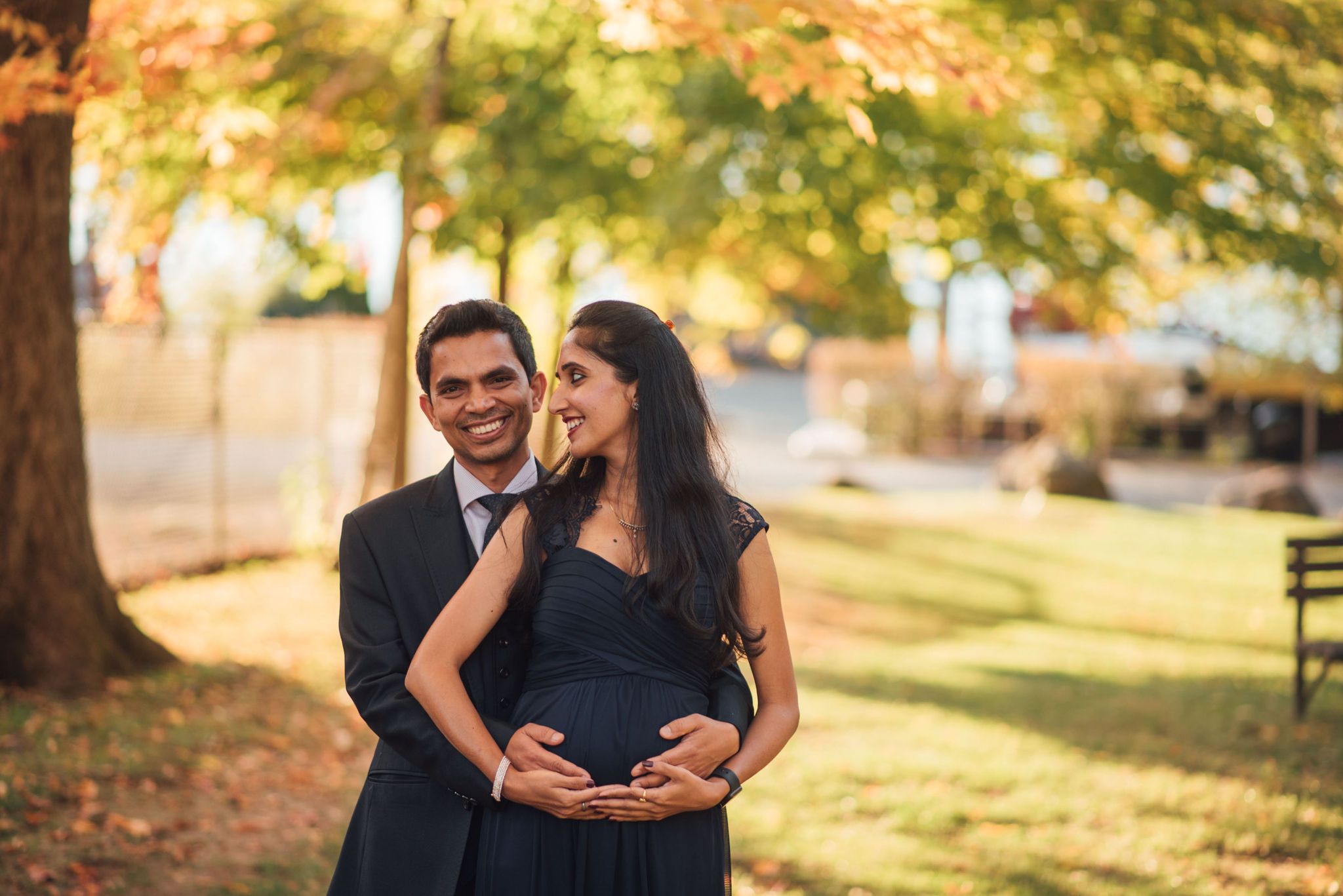 lake george fall maternity shoot