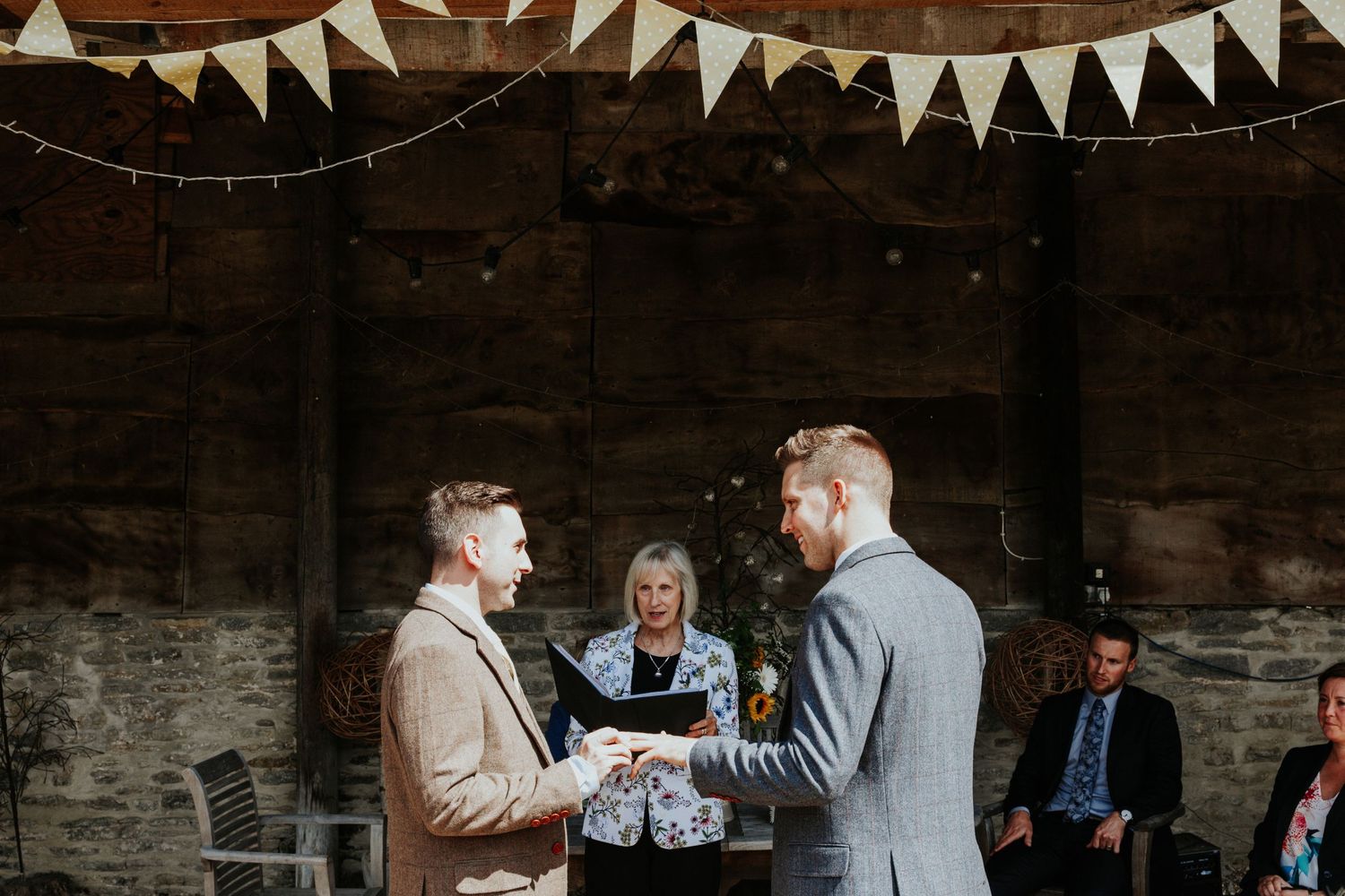 Stockbridge Farm Barn Wedding , Gay wedding , Dorset wedding photographer