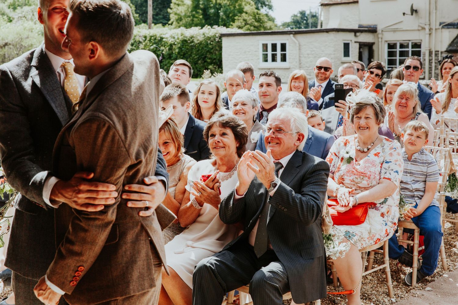 Stockbridge Farm Barn Wedding , Gay wedding , Dorset wedding photographer