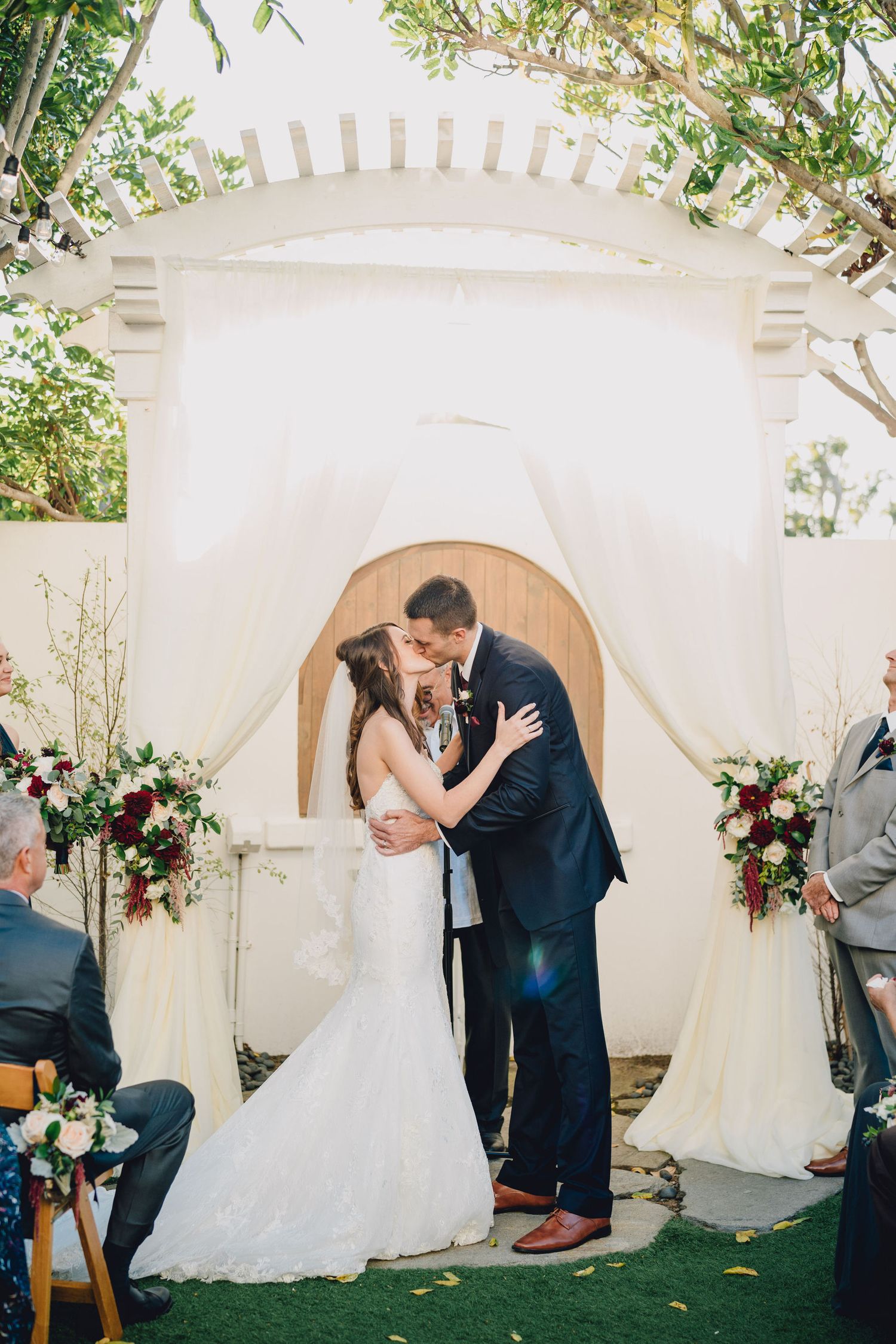 Ceremony Kiss | Verandas Beach House