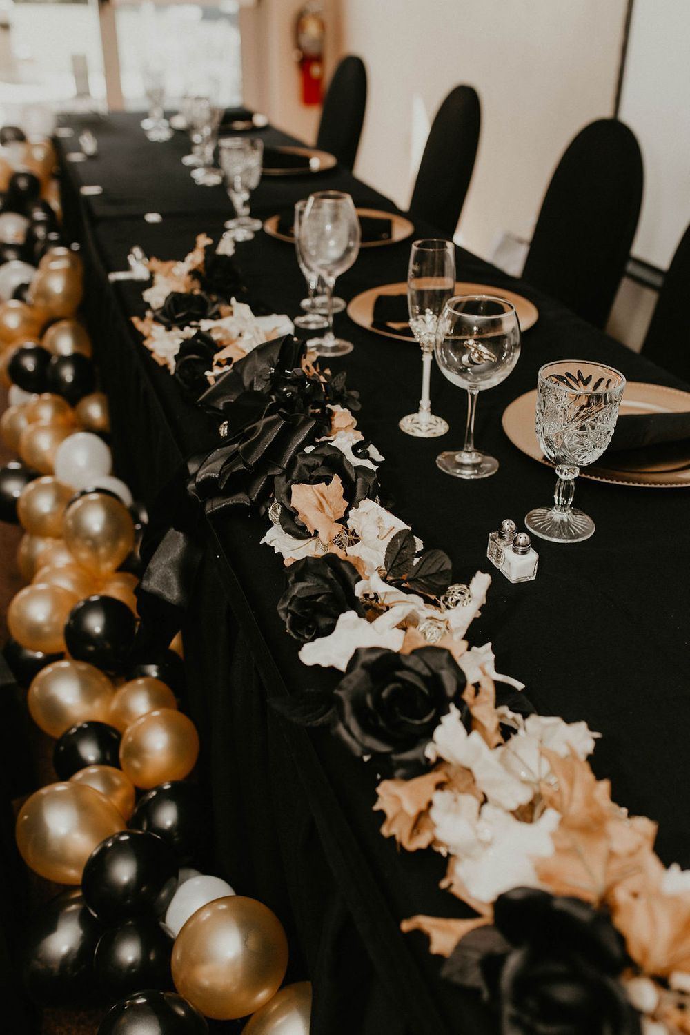 Black & Gold Wedding