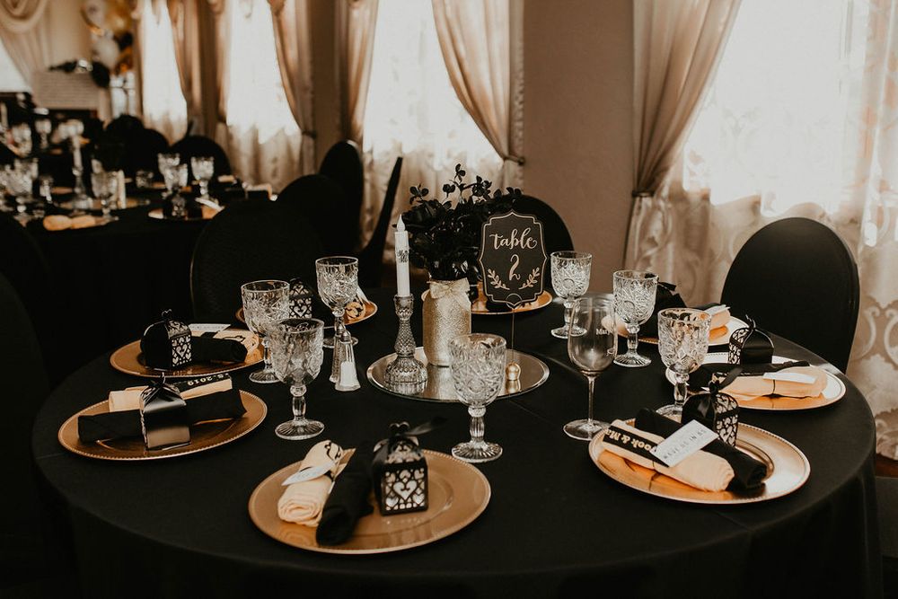 Black & Gold Wedding