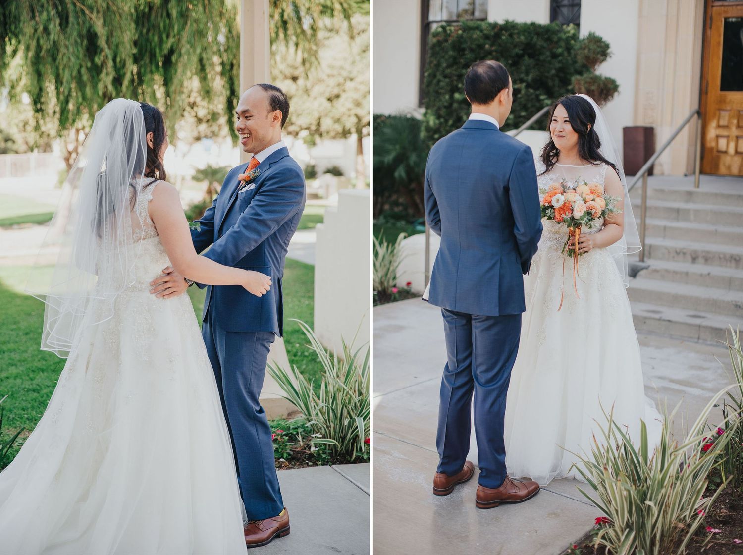 wedding first look