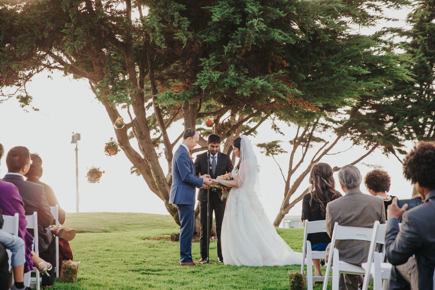 exchanging wedding rings redondo beach historic library