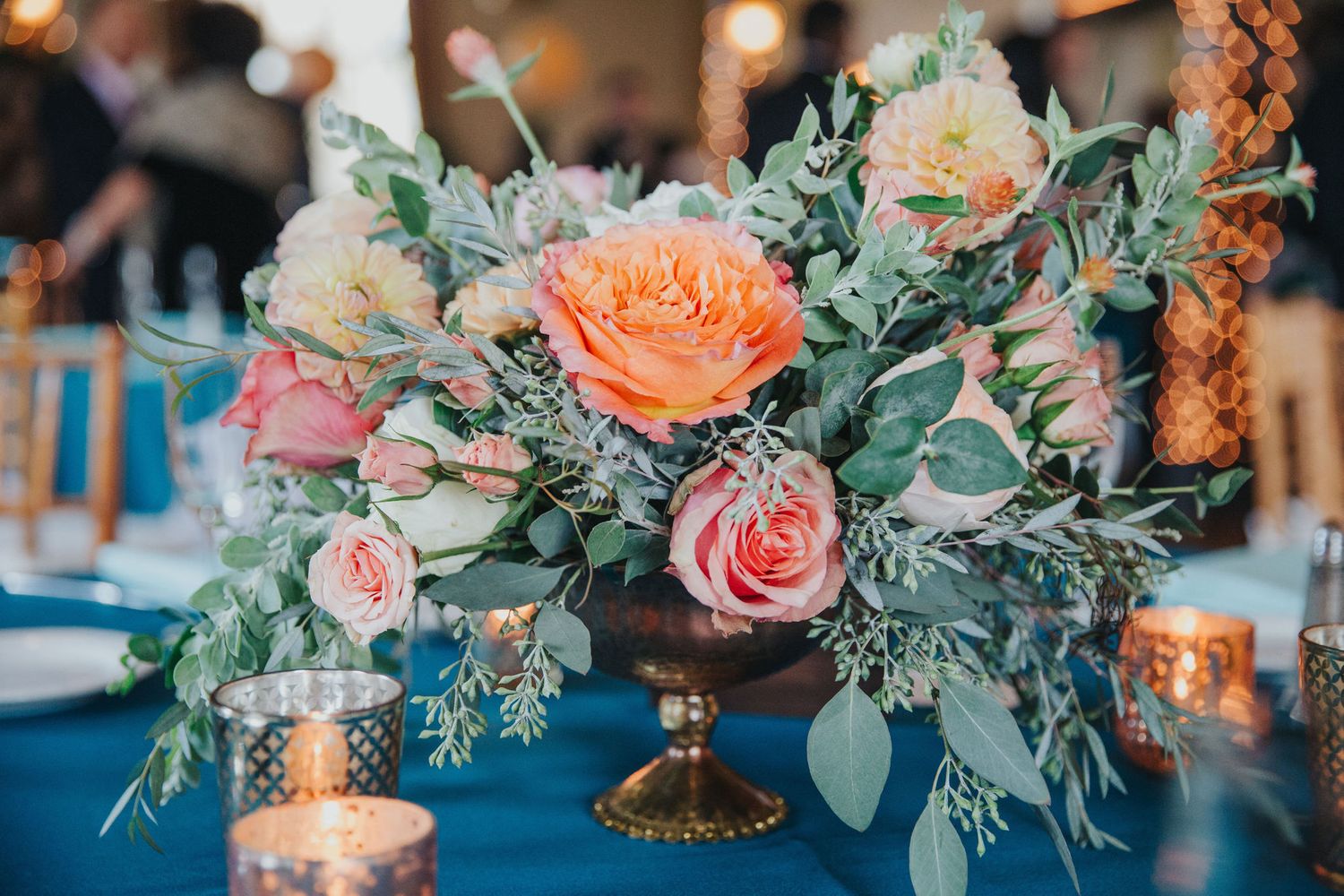 floral table centerpiece redondo beach historic library