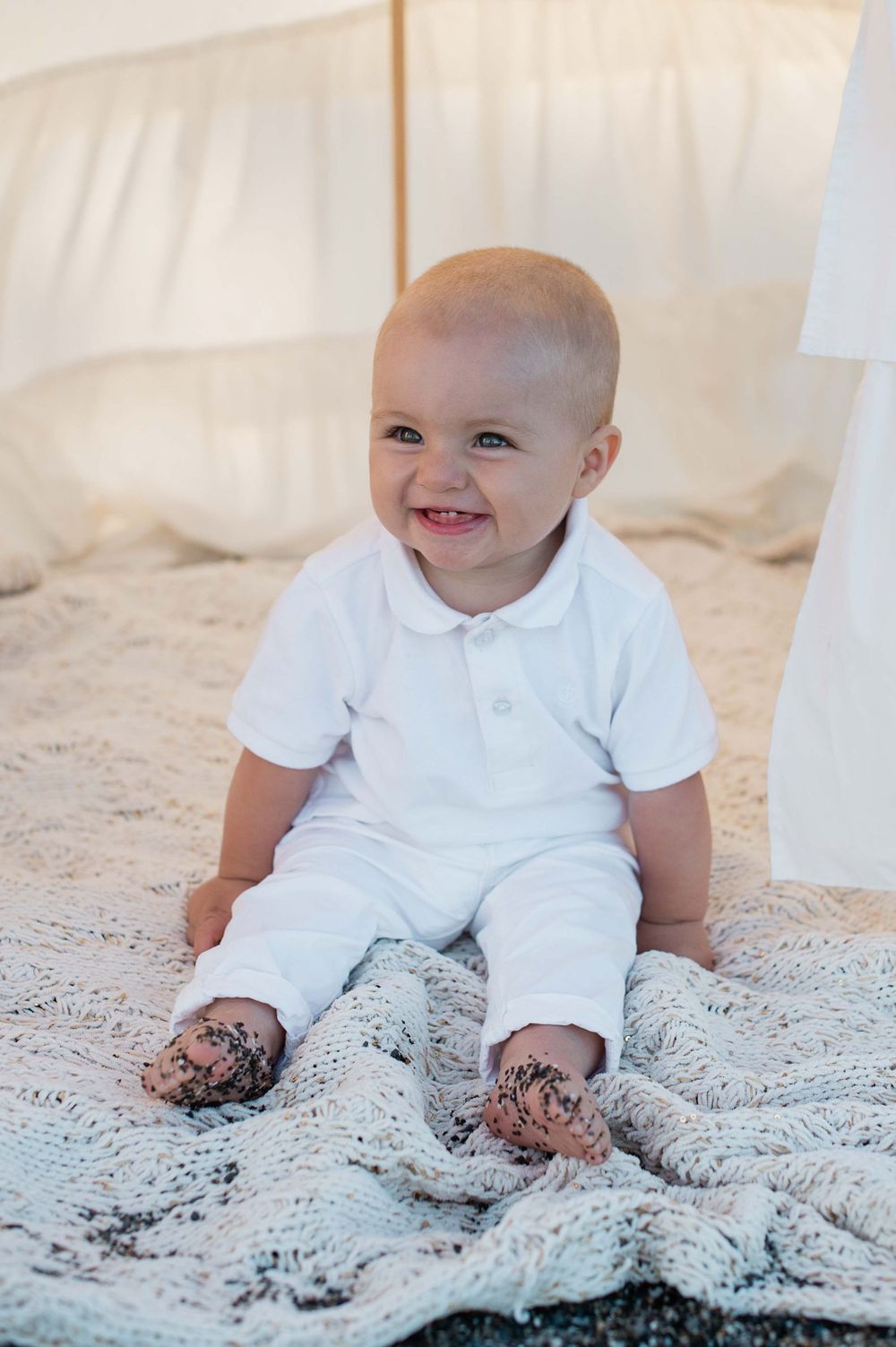 portrait of a smiling boy