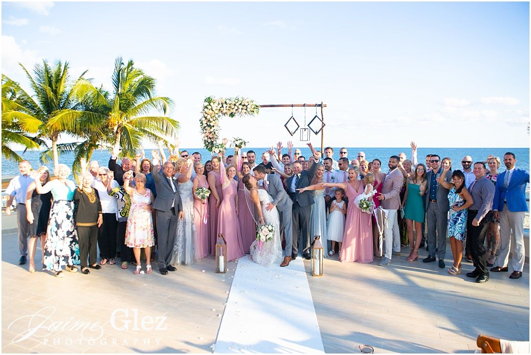 dreams riviera cancun wedding photos 23