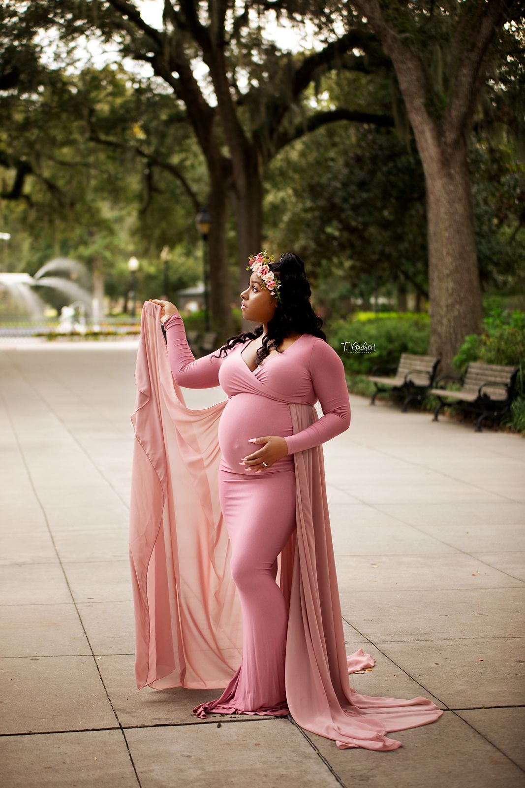 savannah maternity session
