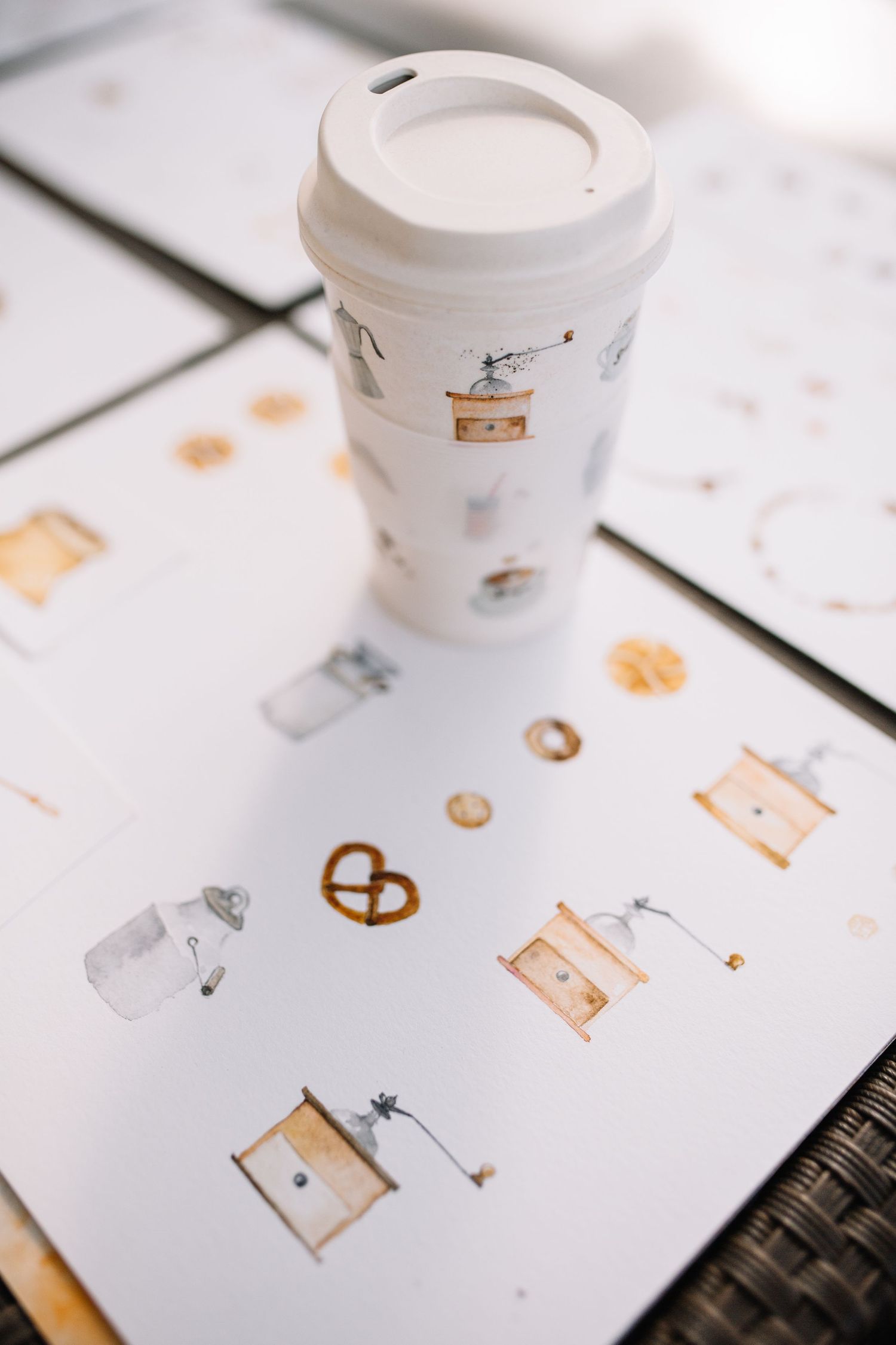 Bakery illustrations analog