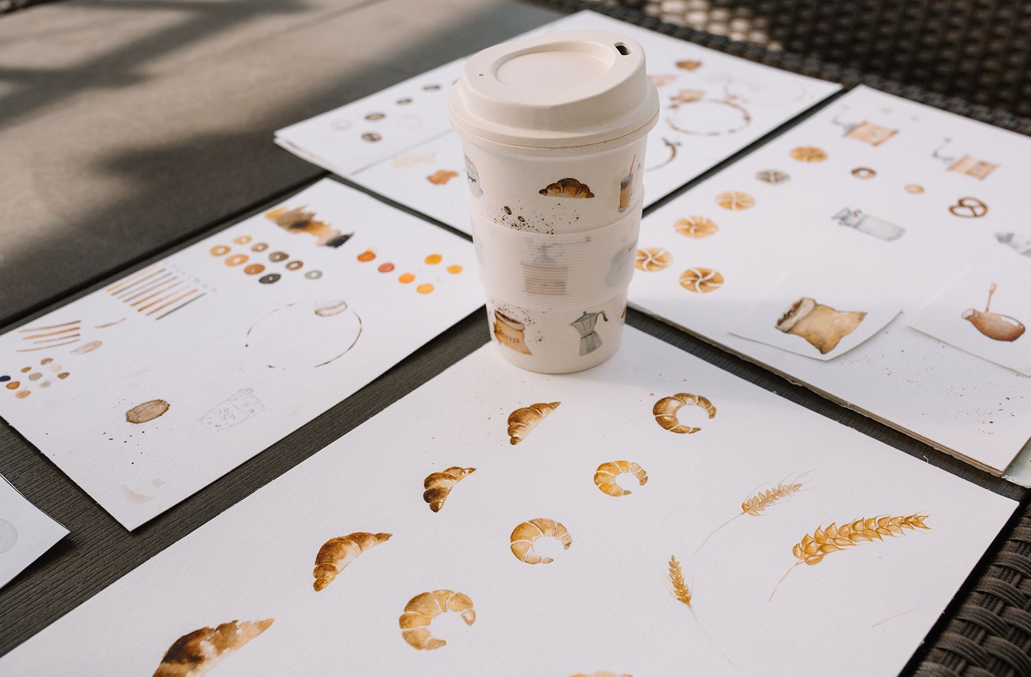 Sorger bakery illustrations