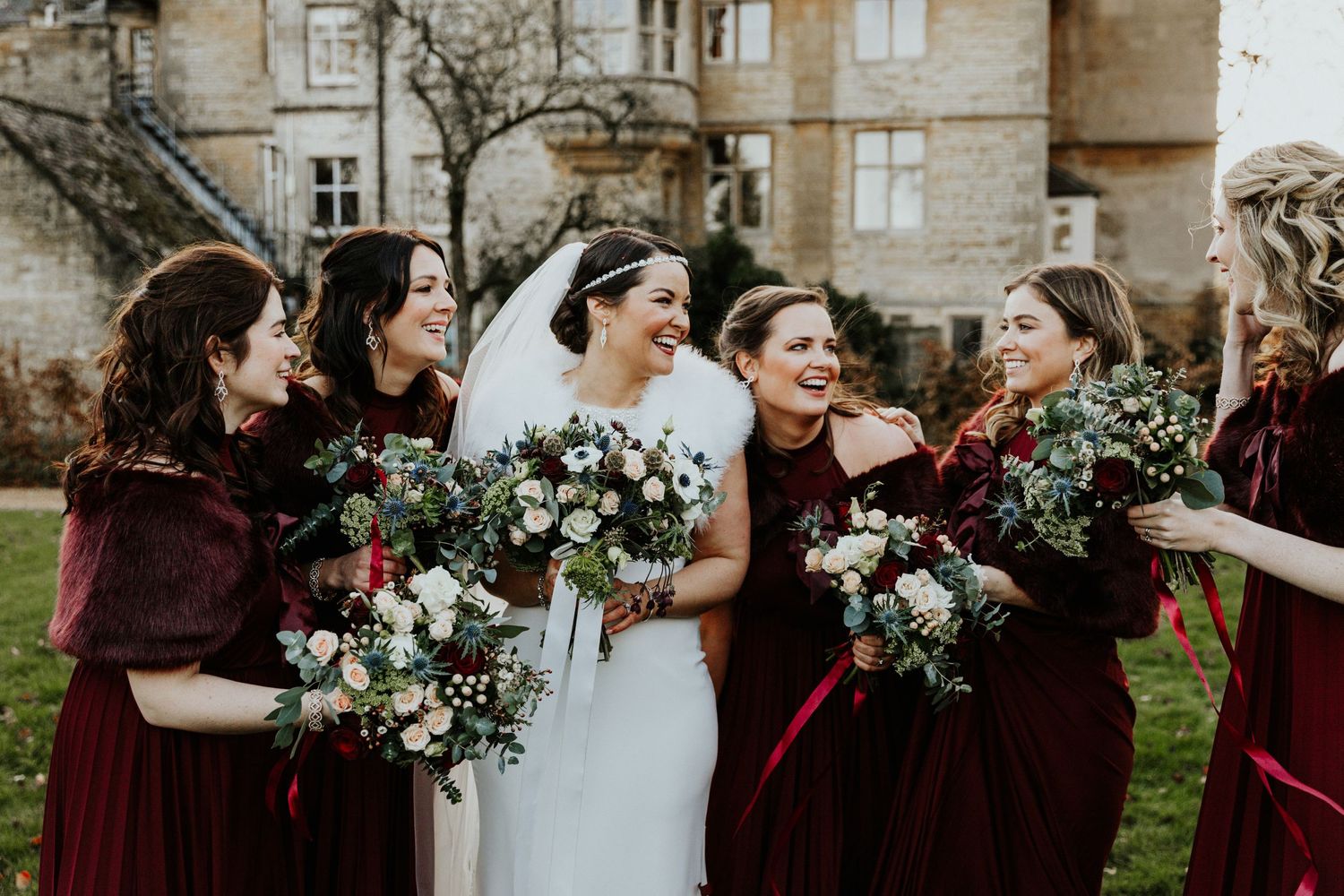 the slaughters manor house wedding group shots
