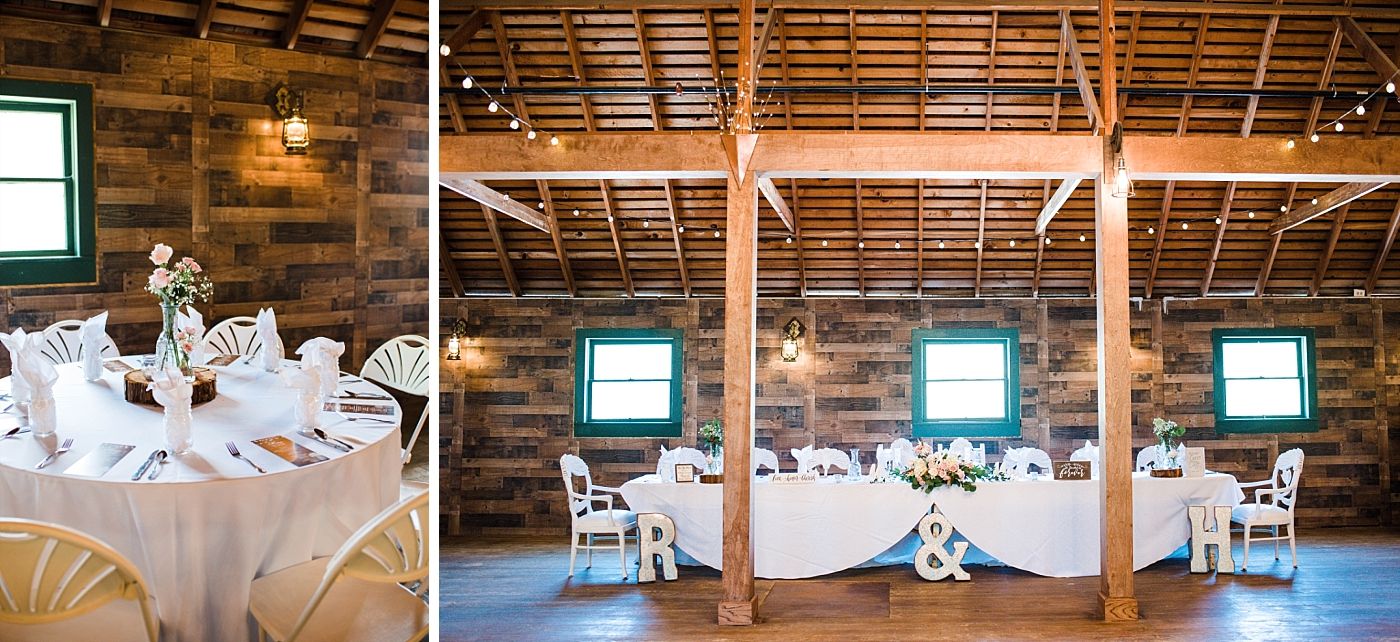 Springville Central Valley california barn wedding reception