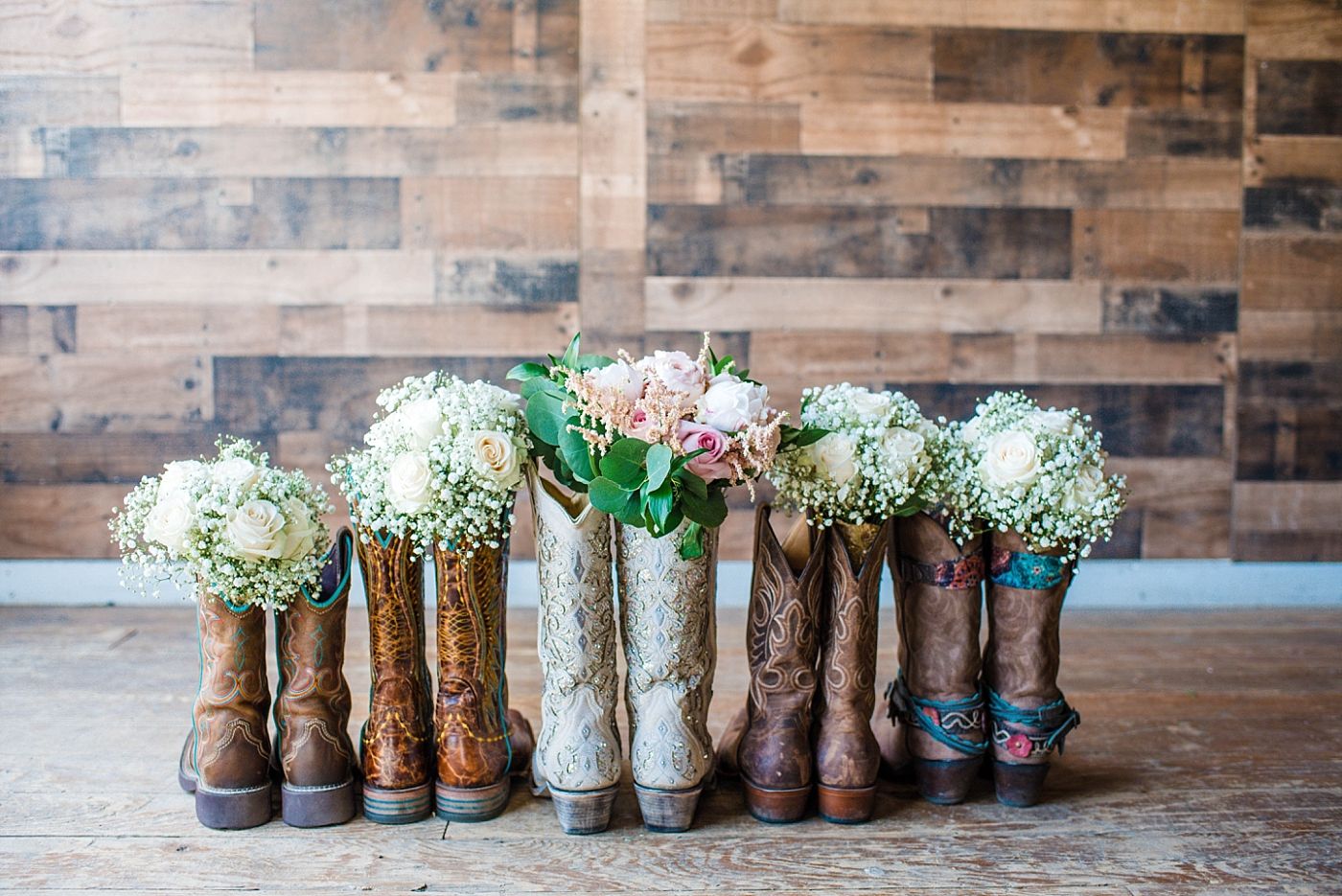Springville Central Valley california barn wedding bouquets