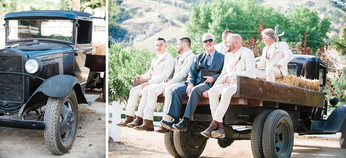 Springville Central Valley california barn wedding ceremony