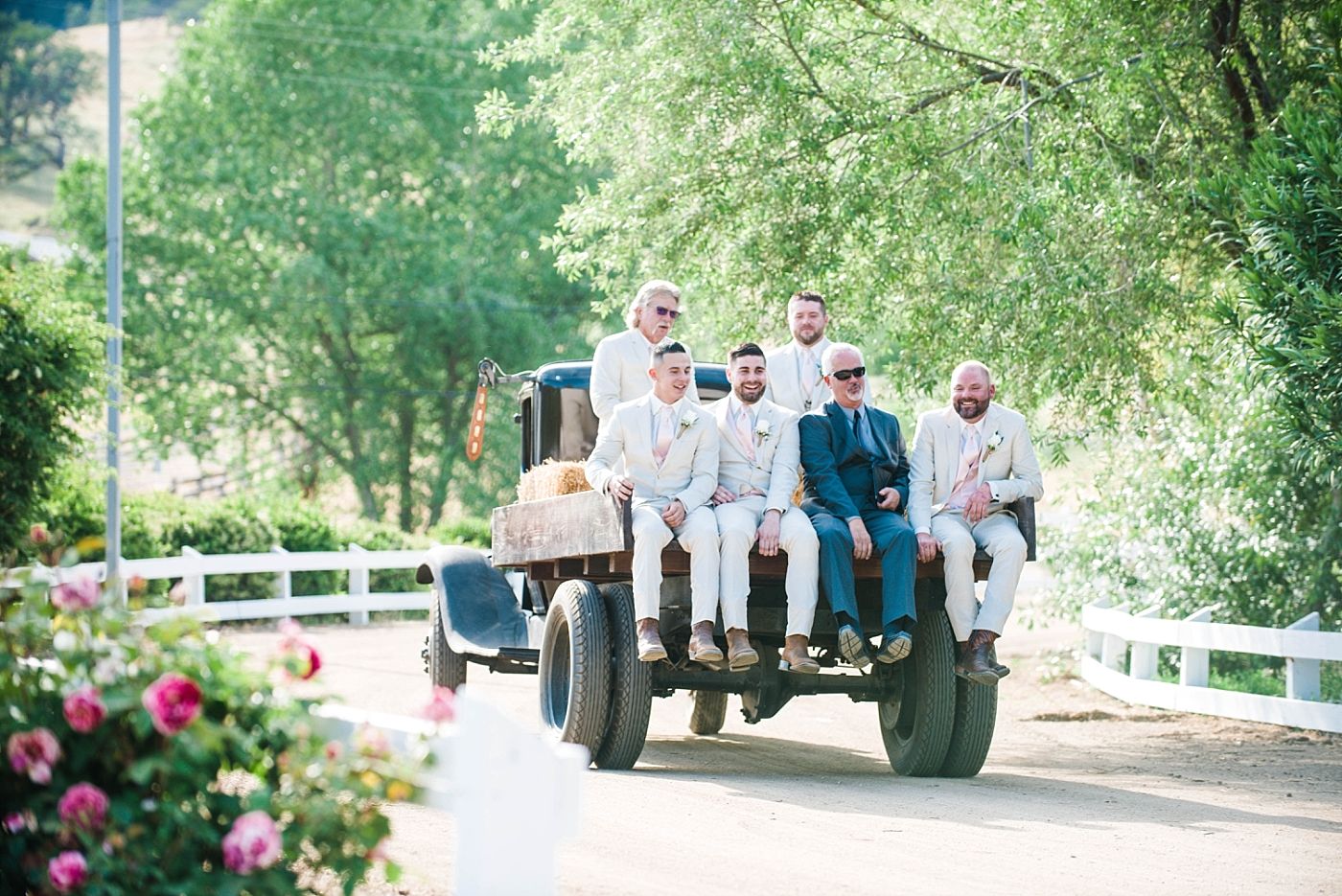 Springville Central Valley california barn wedding ceremony