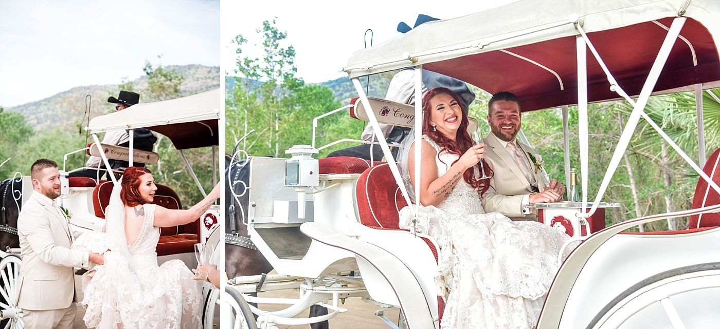 Springville Central Valley california barn wedding ceremony