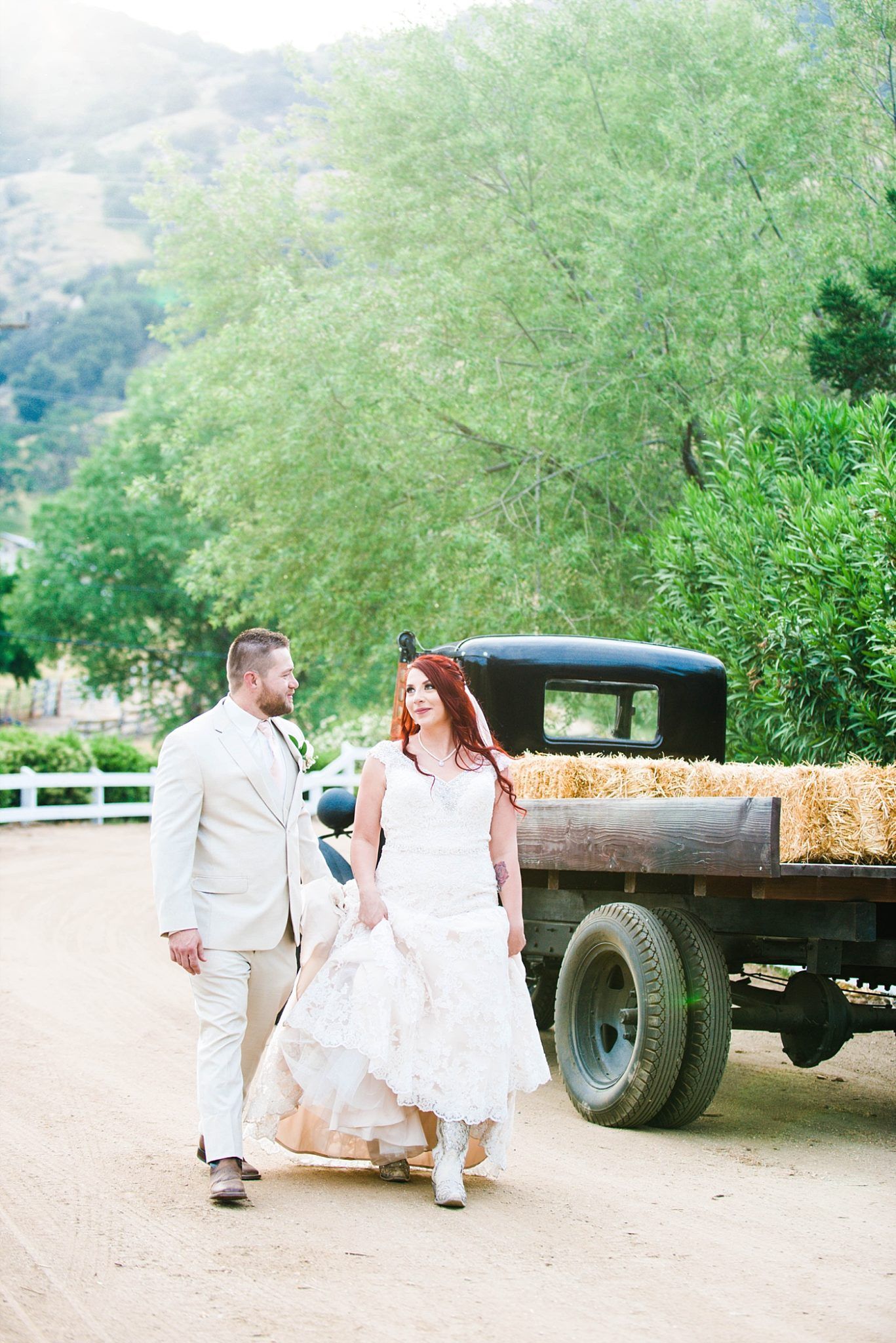 Springville Central Valley california barn wedding