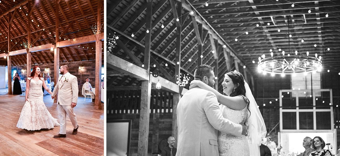 Springville Central Valley california barn wedding reception