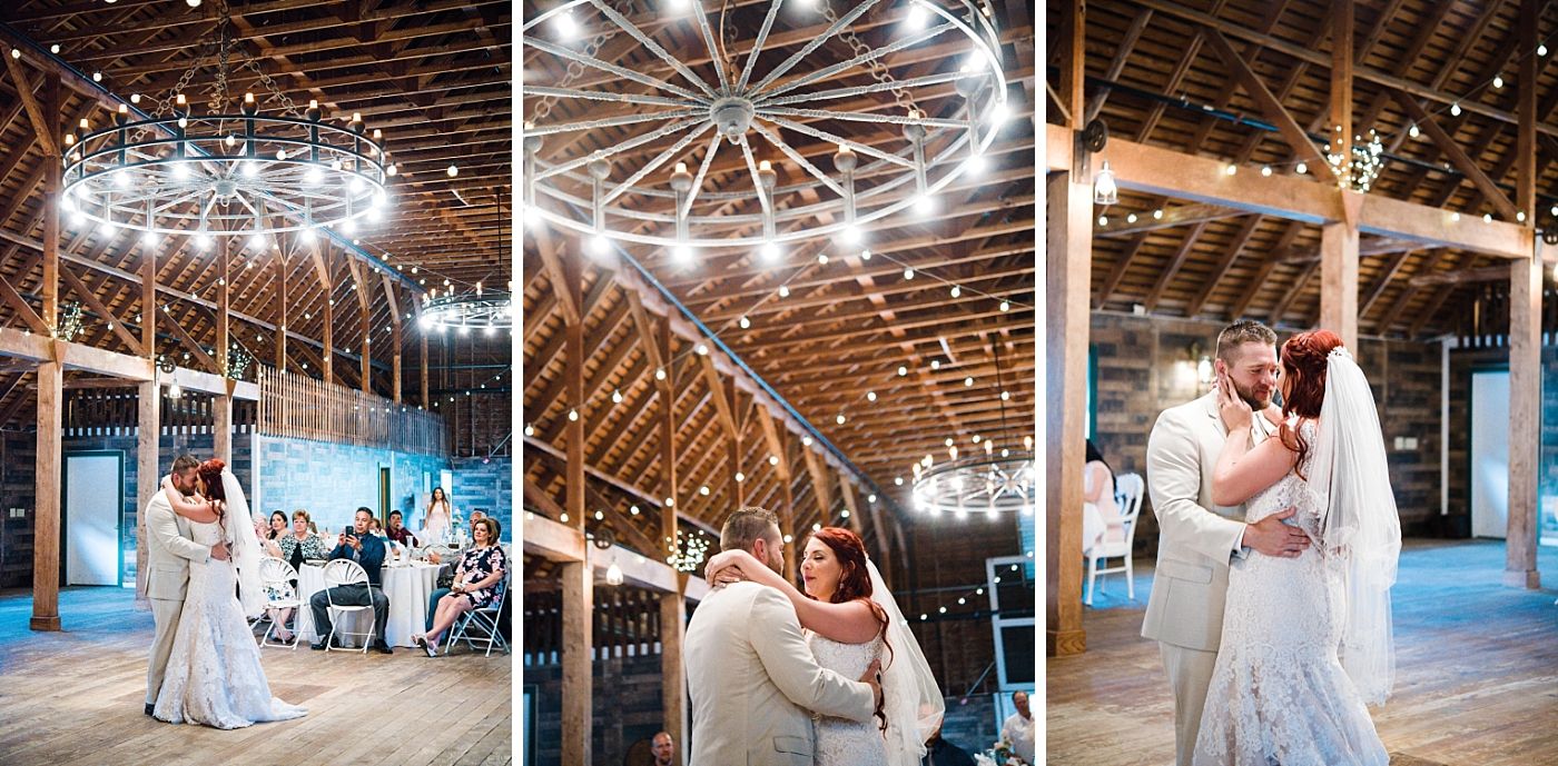 Springville Central Valley california barn wedding reception