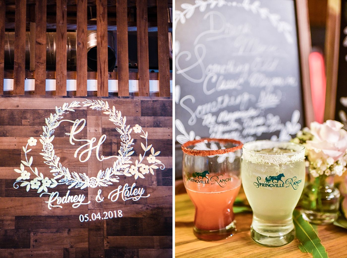 Springville Central Valley california barn wedding reception