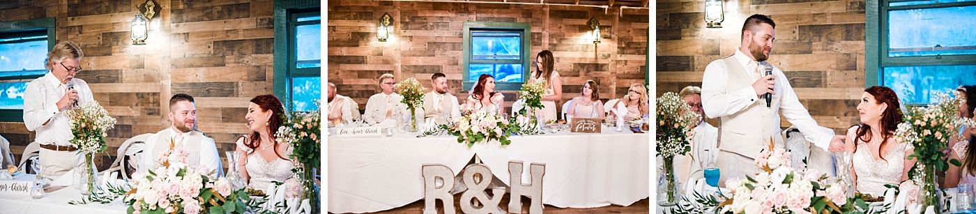 Springville Central Valley california barn wedding reception