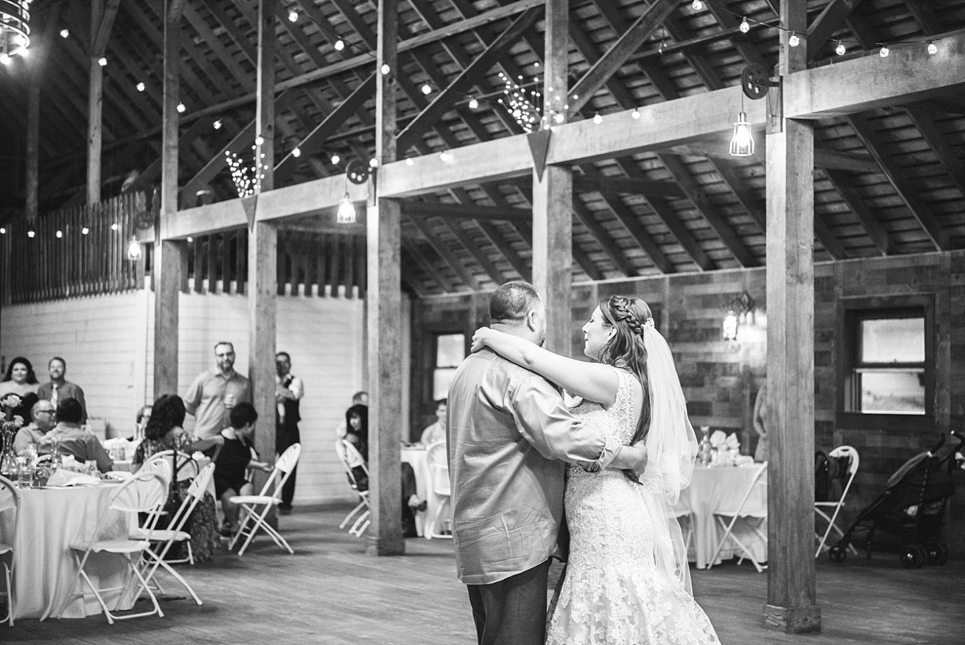 Springville Central Valley california barn wedding reception