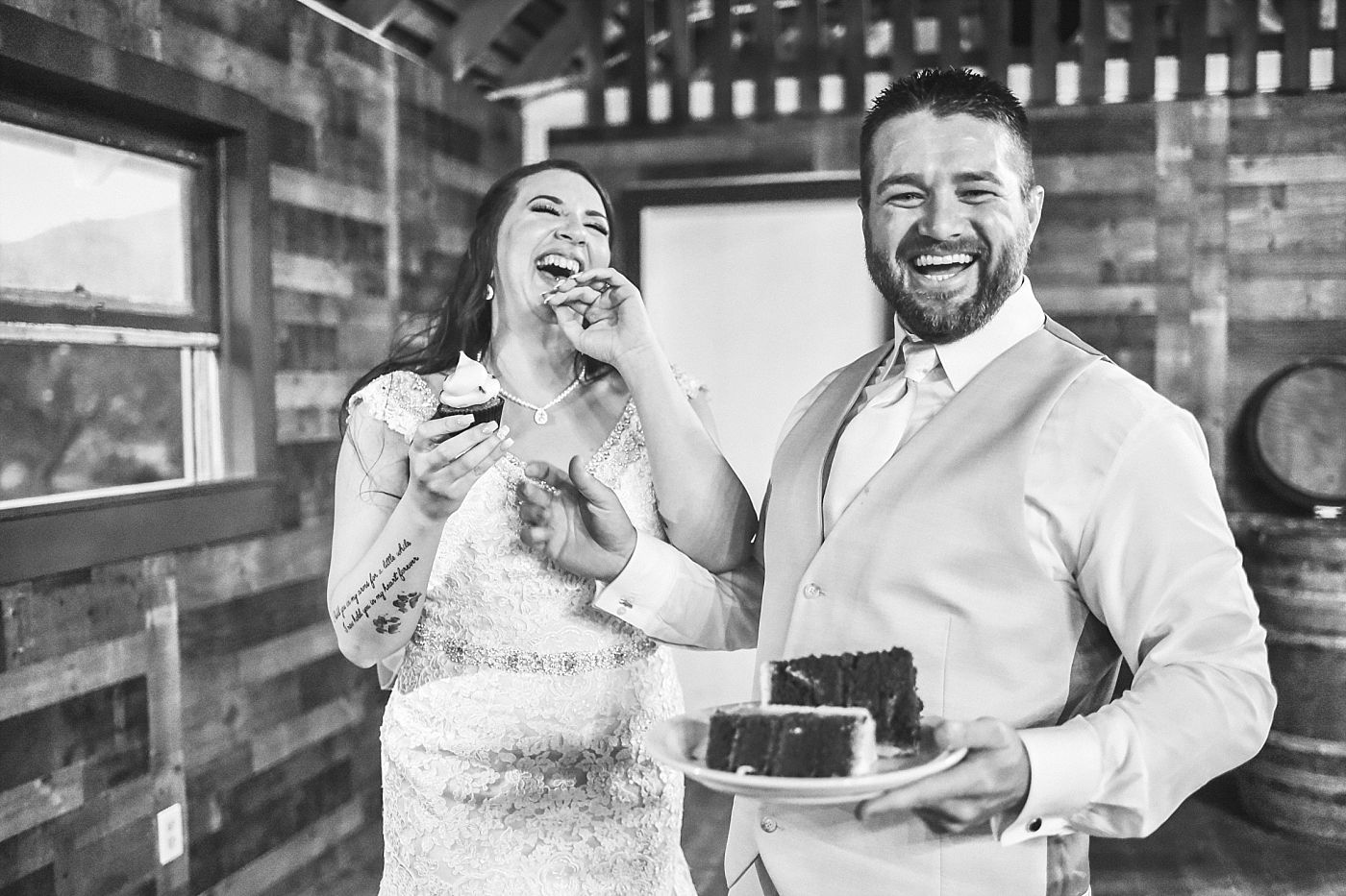 Springville Central Valley california barn wedding reception