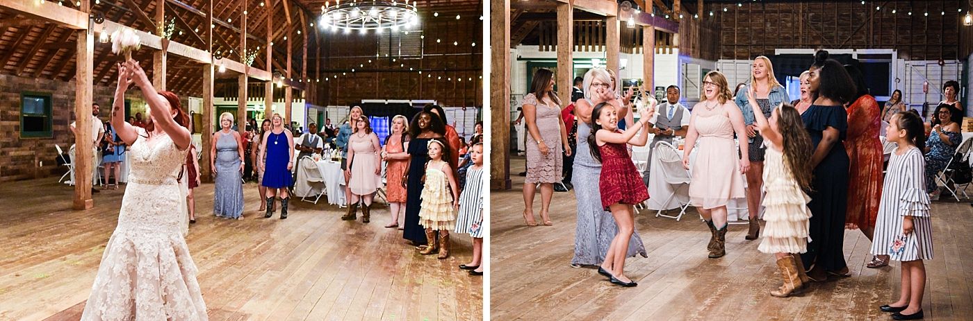 Springville Central Valley california barn wedding reception