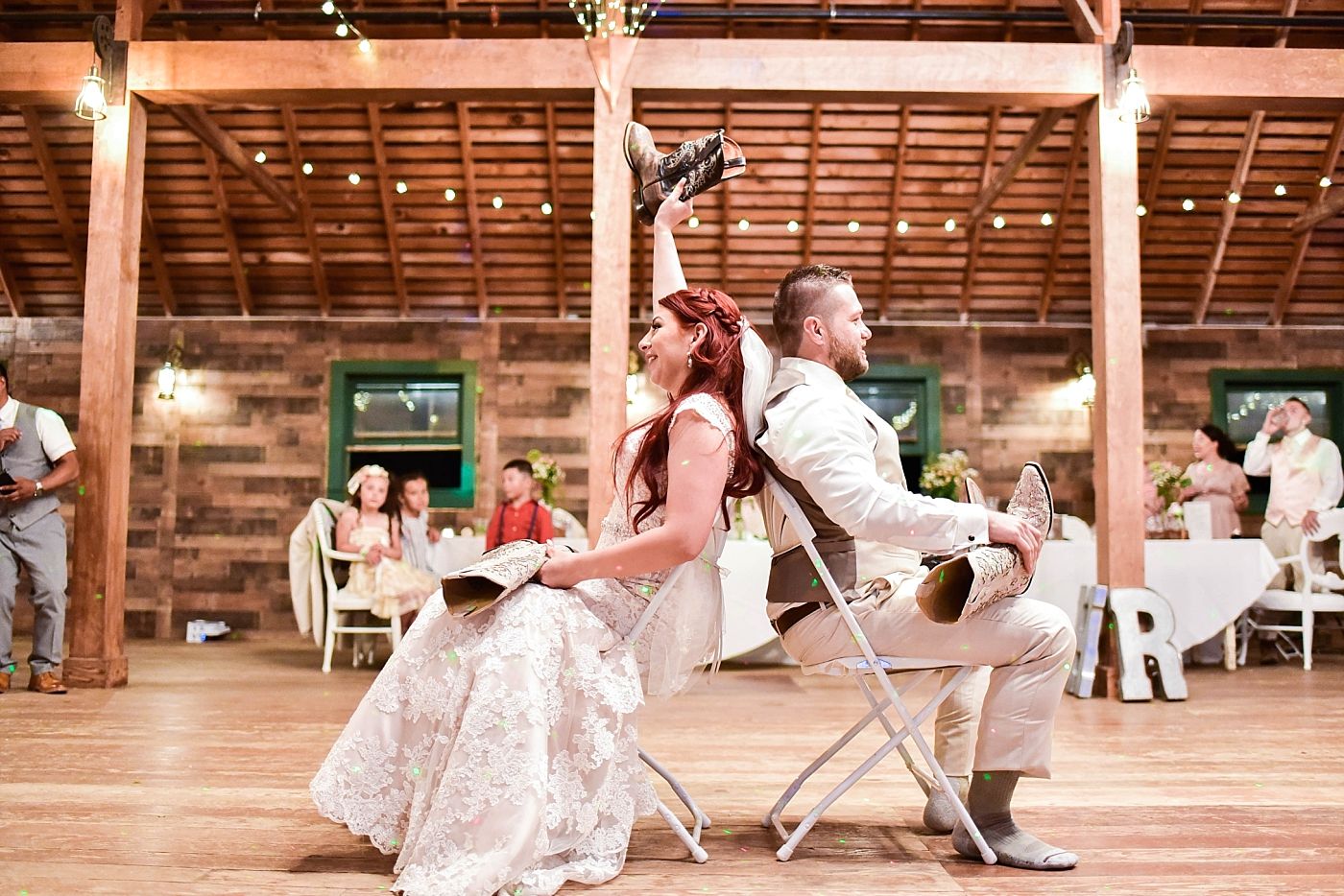 Springville Central Valley california barn wedding reception