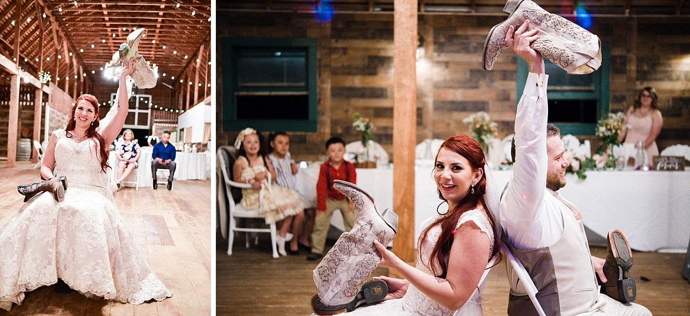 Springville Central Valley california barn wedding reception