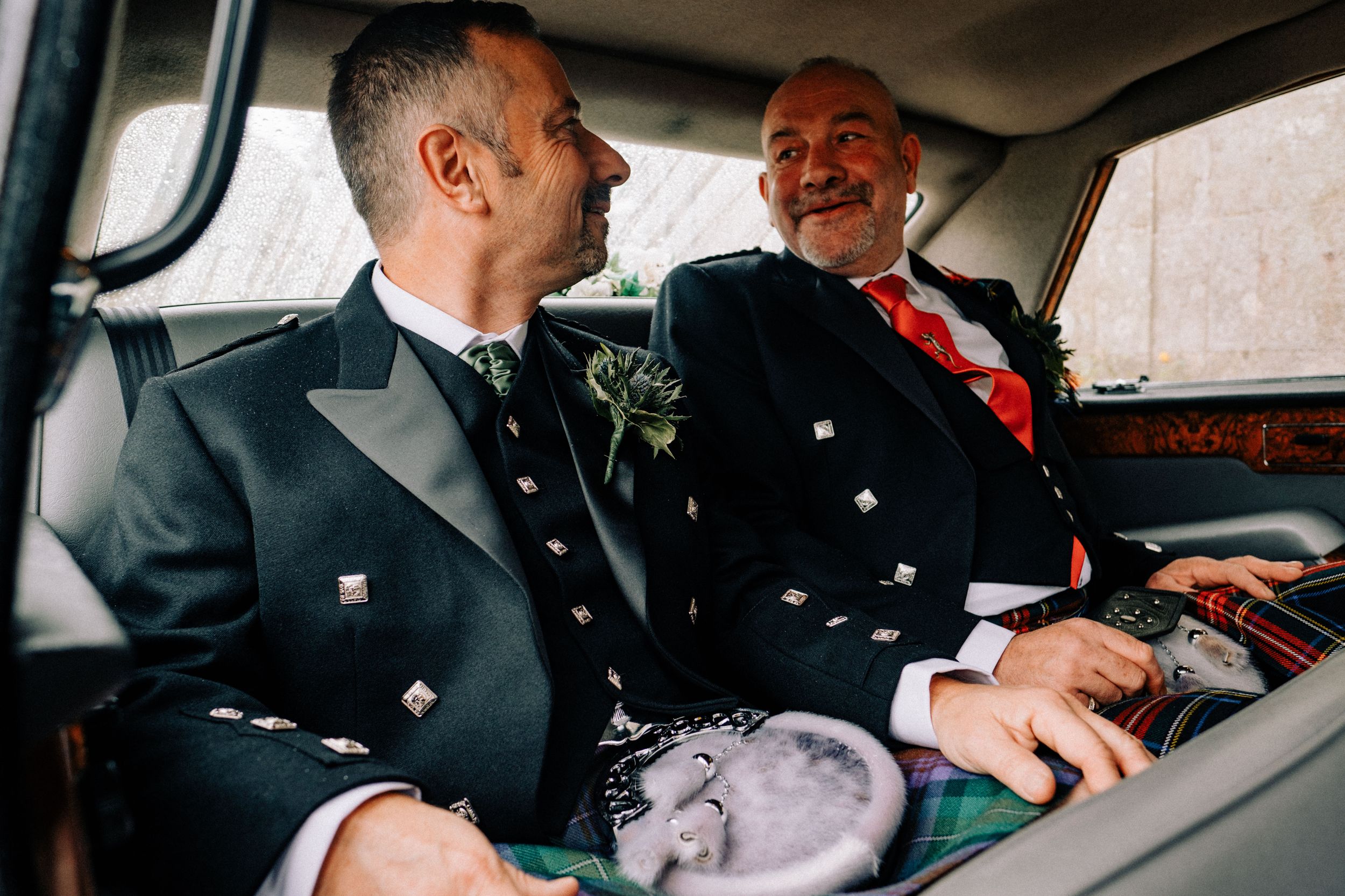 Chelsea Cannar Wedding Photography in Cumbria. Gay Wedding at Springkell House.