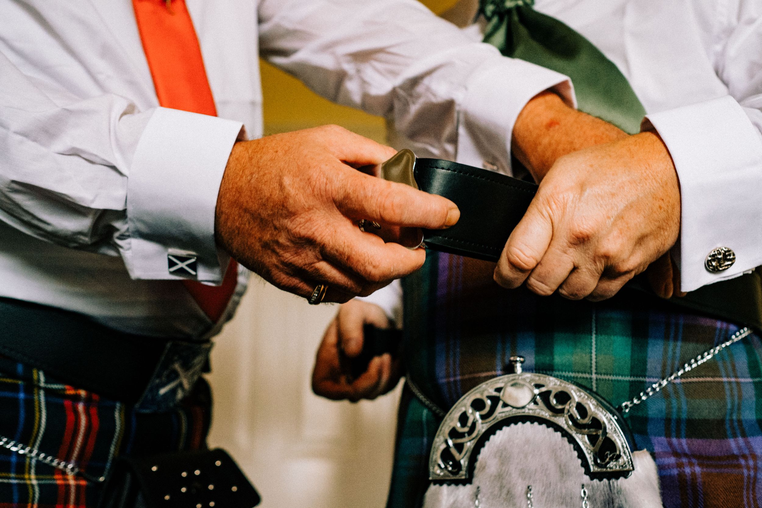 Chelsea Cannar Wedding Photography in Cumbria. Gay Wedding at Springkell House.