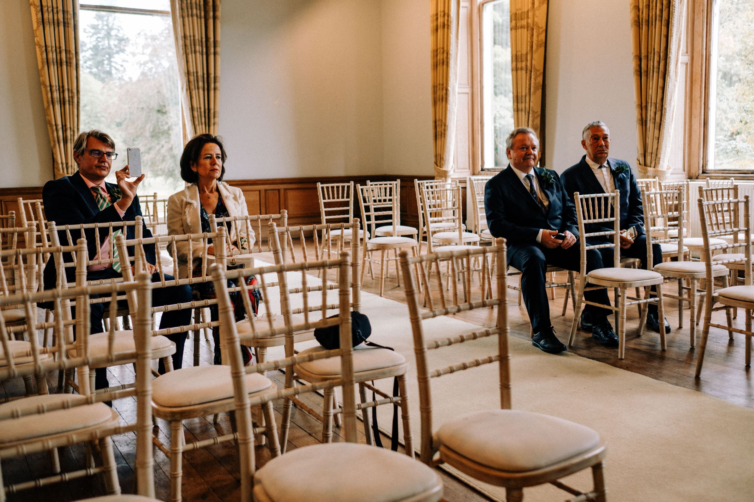 Chelsea Cannar Wedding Photography in Cumbria. Gay Wedding at Springkell House.