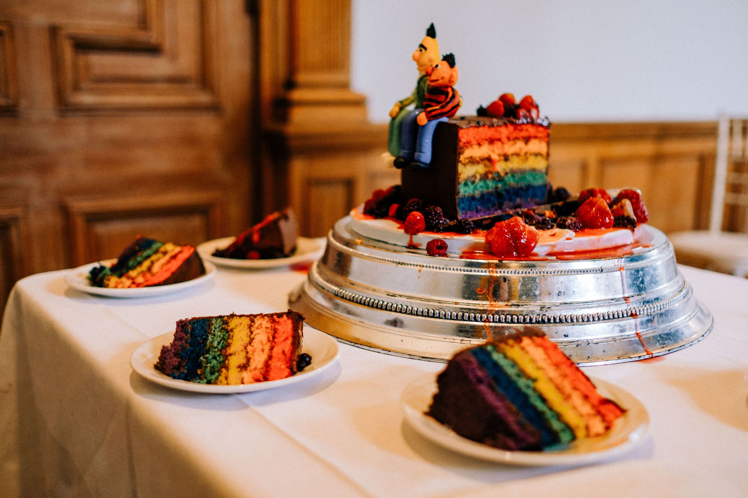 Chelsea Cannar Wedding Photography in Cumbria. Gay Wedding at Springkell House.