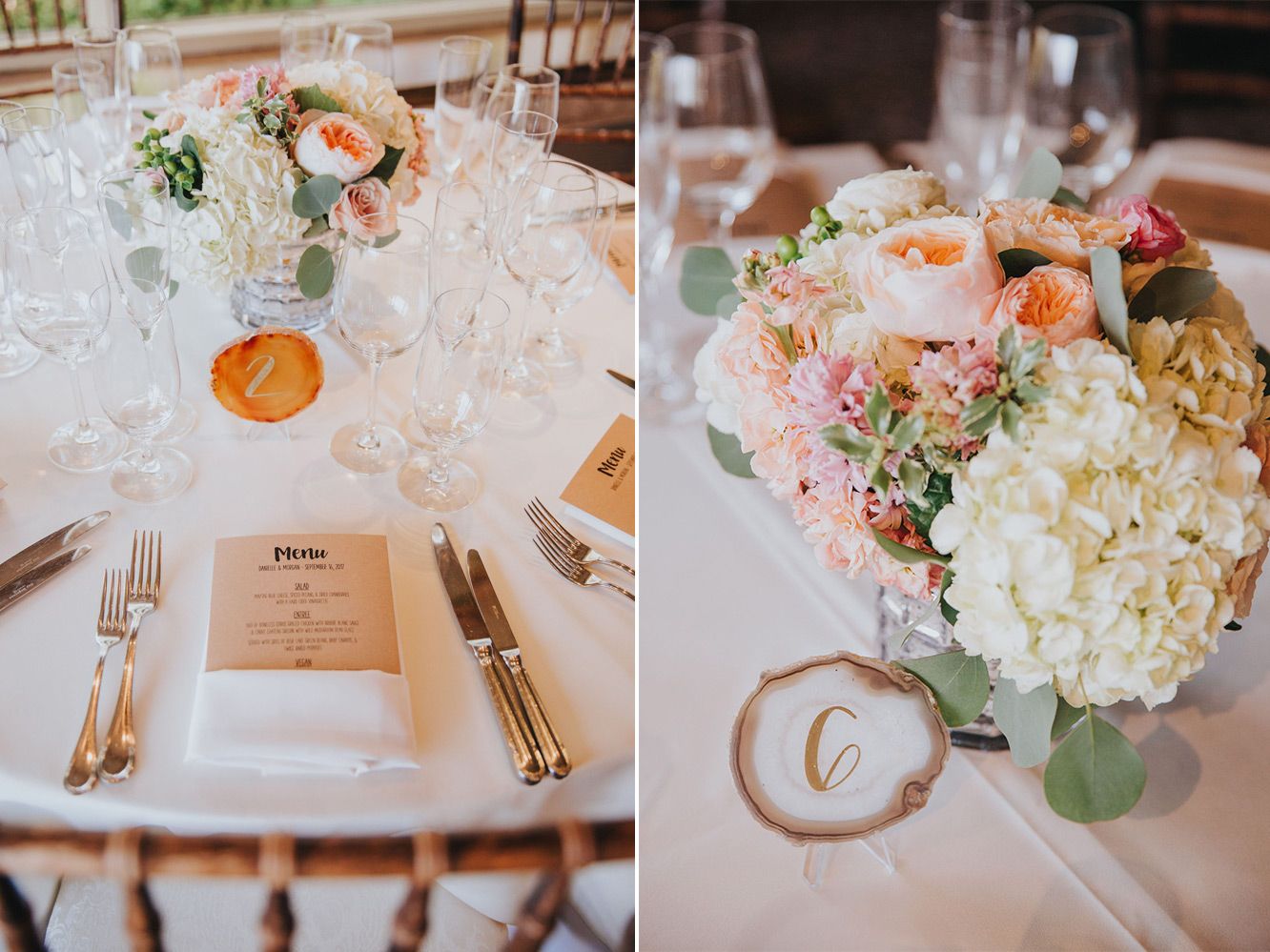 wedding reception centerpiece