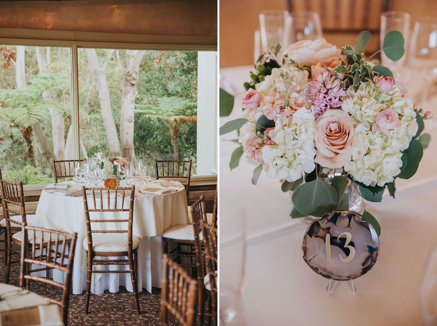 wedding reception florals