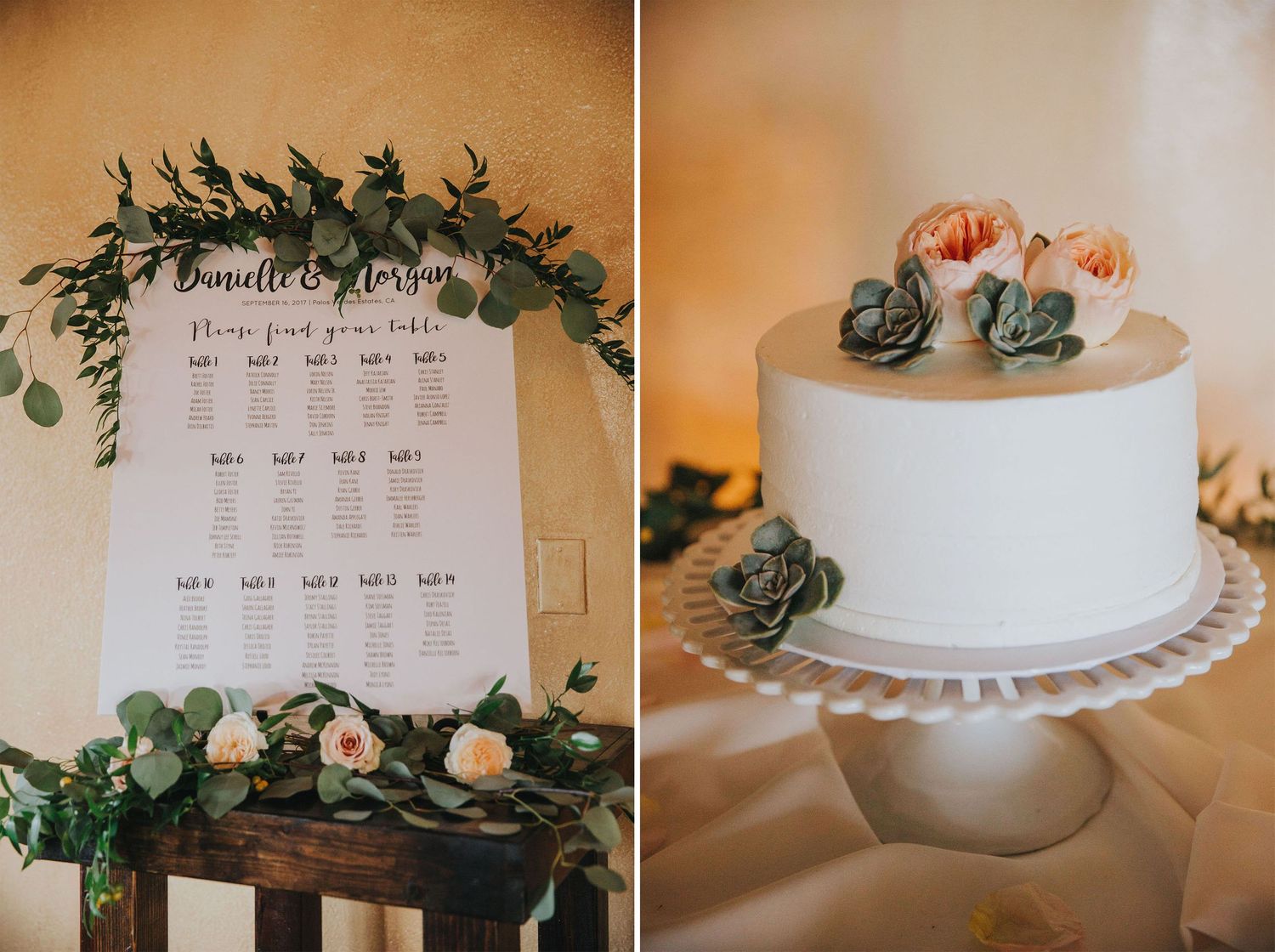 wedding cake at la venta inn