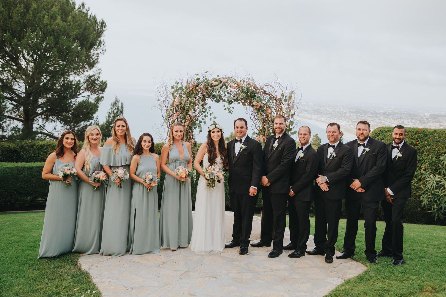 wedding party at la venta inn