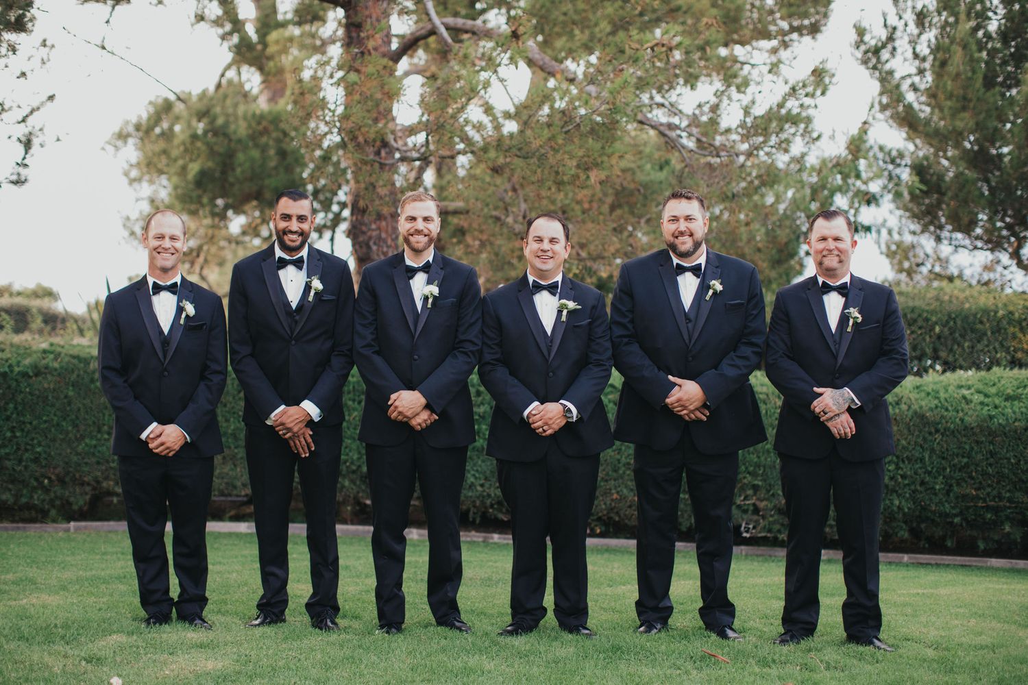 groomsmen at la venta inn