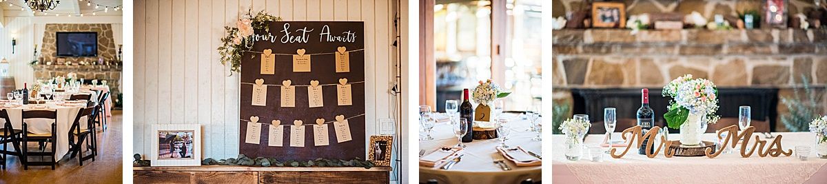 Coarsegold Central Valley California blue heron Yosemite grill wedding reception decor