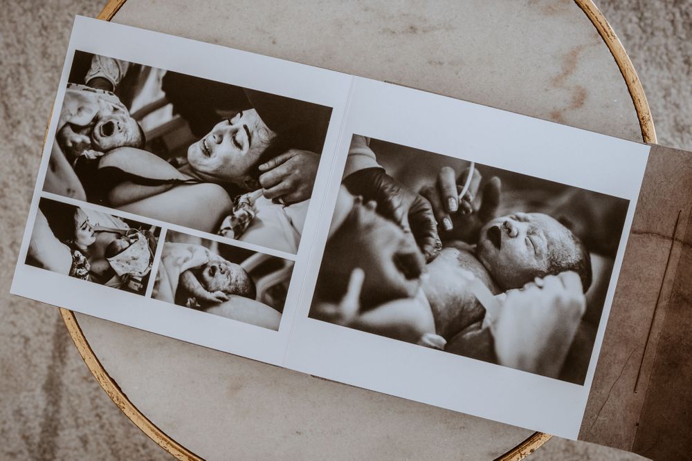 birth photo album