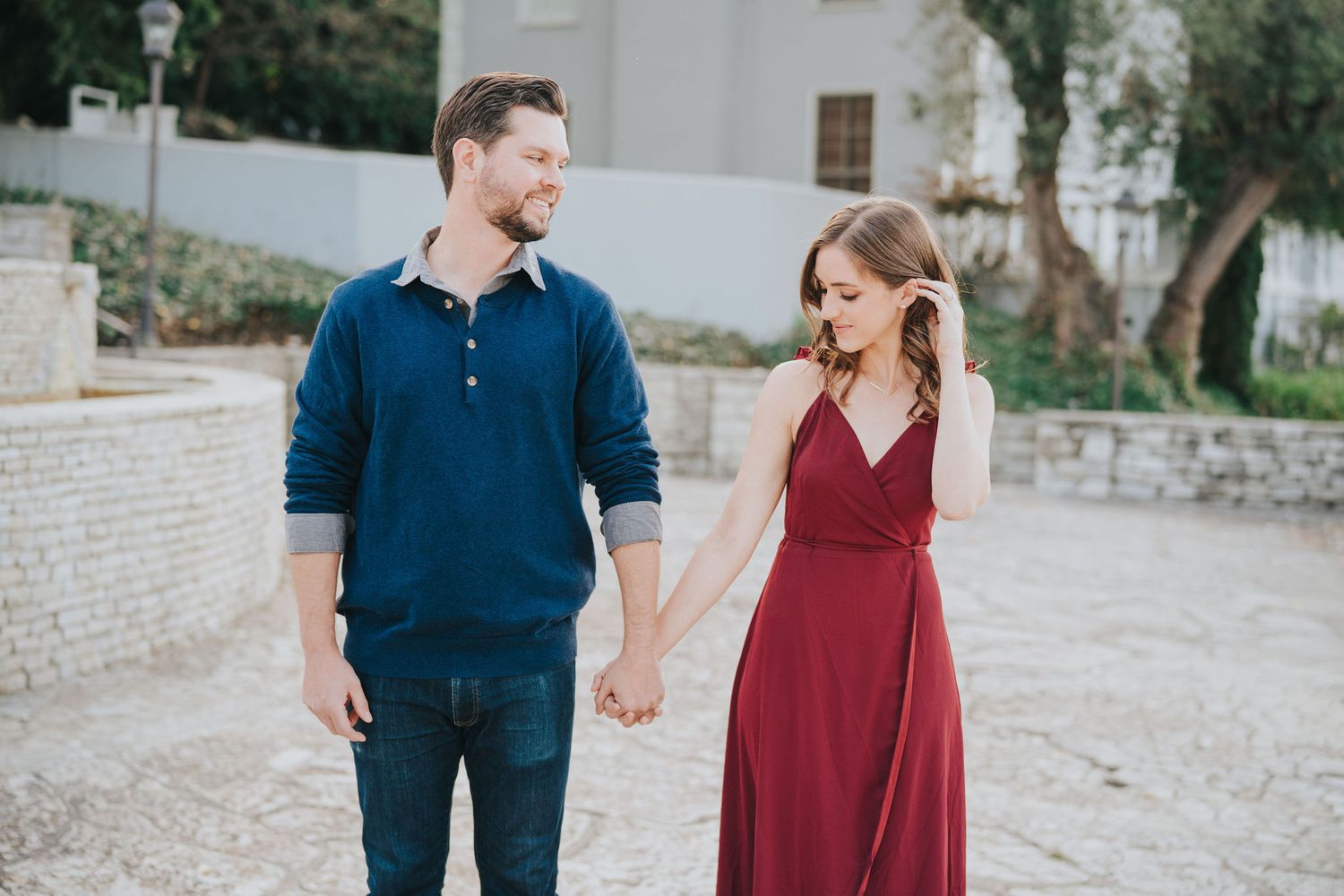 palos verdes engagement photo