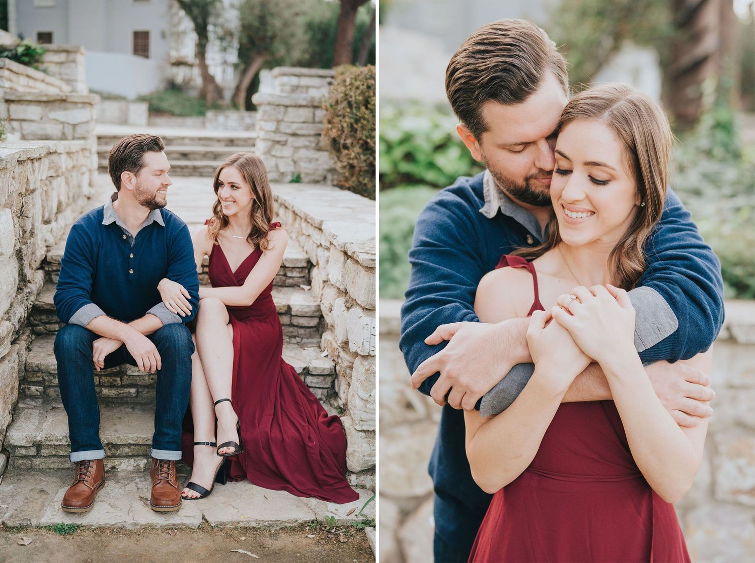 palos verdes engagement photo