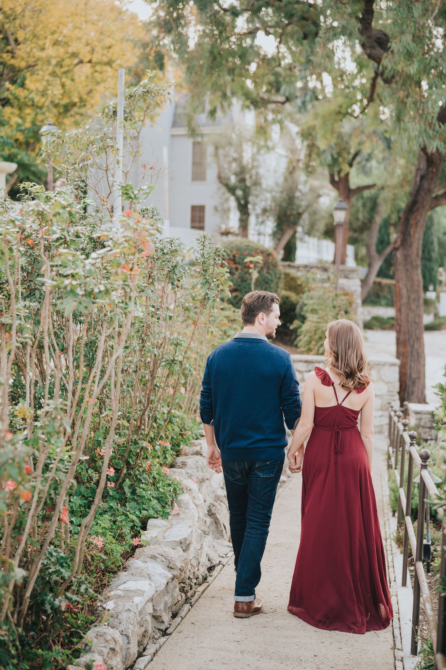 palos verdes engagement photo