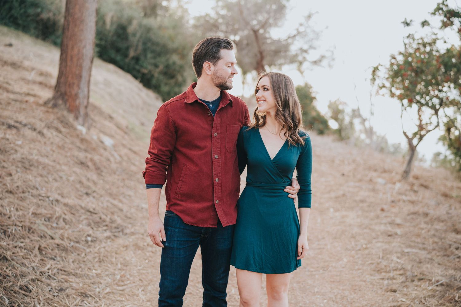 palos verdes engagement photo