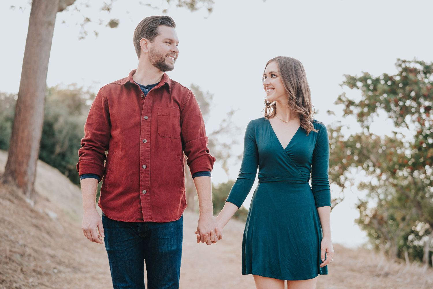 palos verdes engagement photo