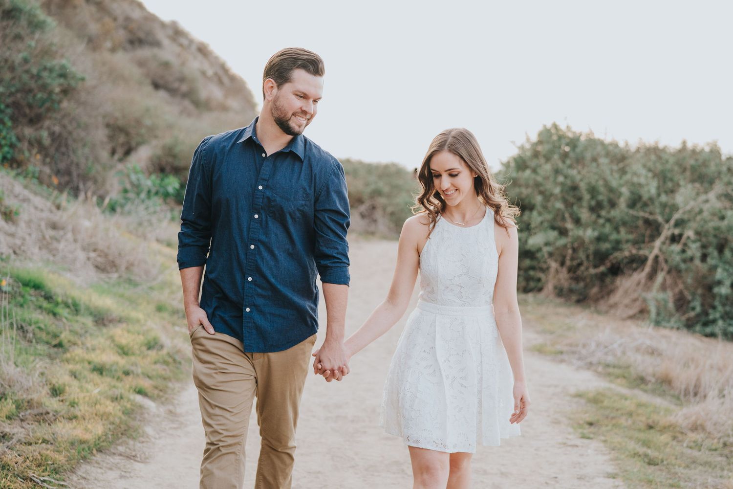 palos verdes engagement photo