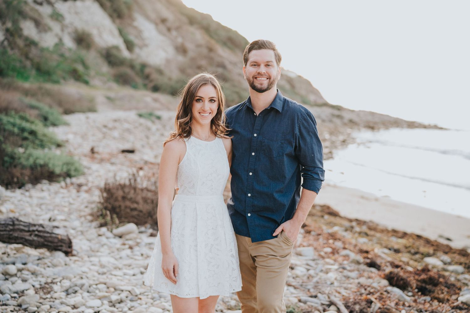 palos verdes engagement photo