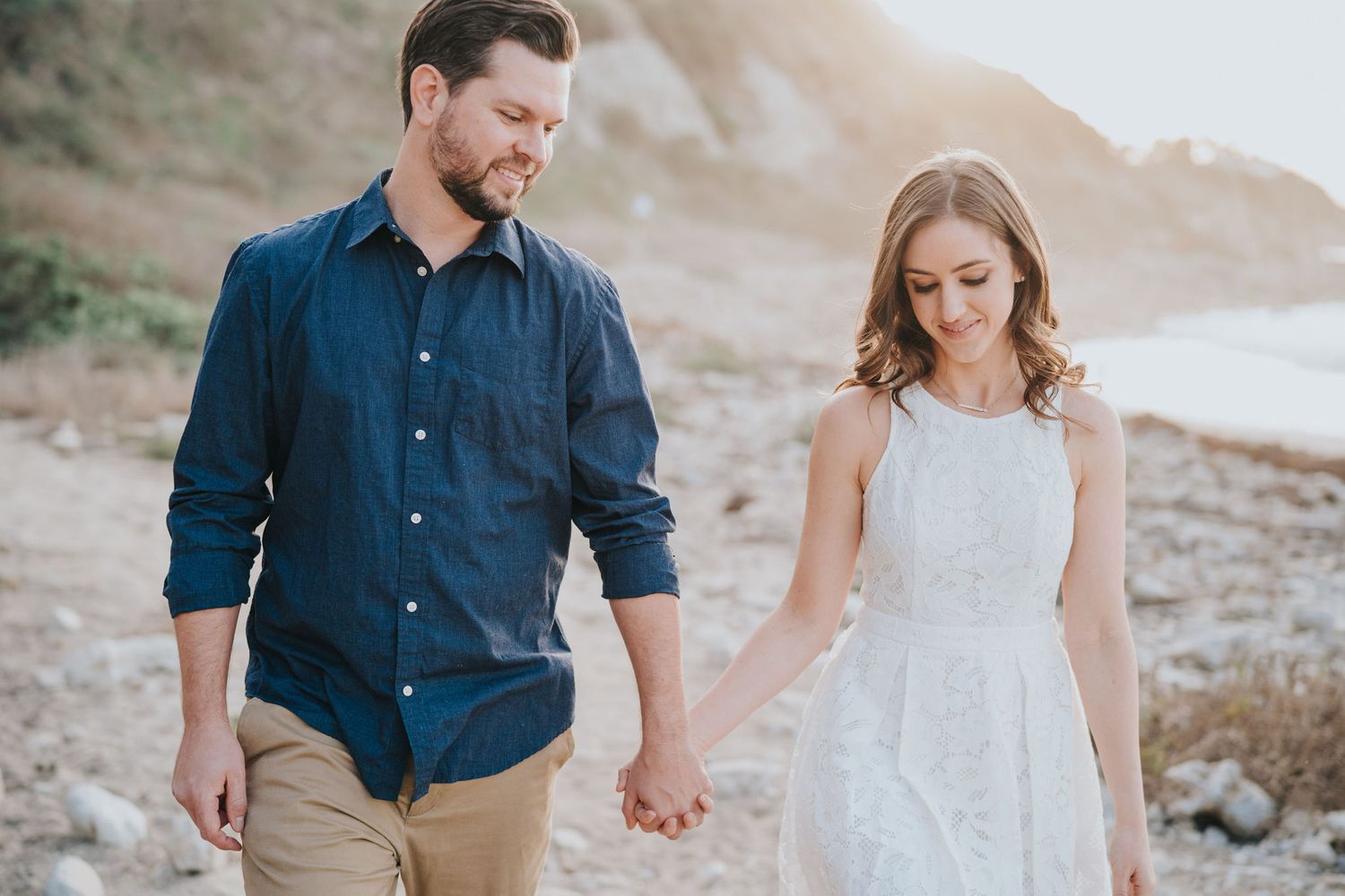 palos verdes engagement photo